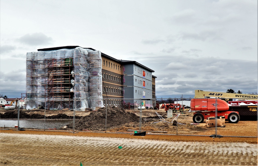 Construction of new, modern barracks building continues at Fort McCoy