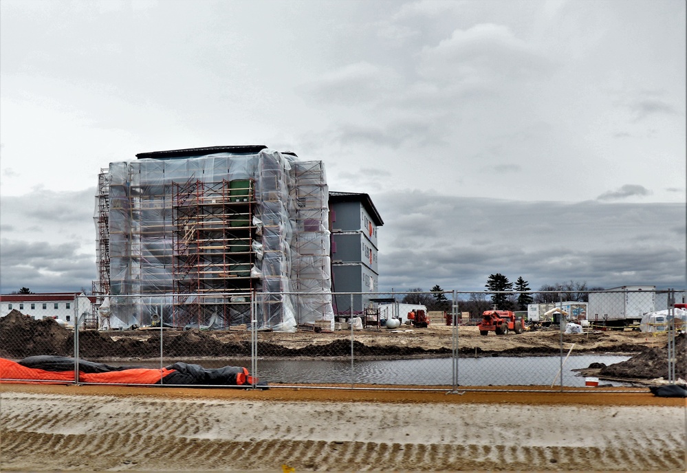 Construction of new, modern barracks building continues at Fort McCoy