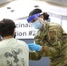 U.S. Air Force Airmen aid in Covid-19 Vaccine Opearations at New Jersey Institute of Technology CVC
