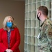 Hollyanne Milley, the wife of Joint Chiefs of Staff Chairman Mark Milley,  visits Minot Air Force Base