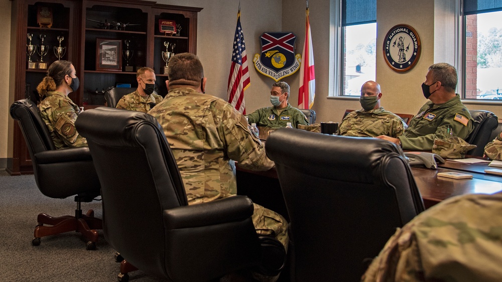 6th ARW leaders visit ‘Black Knights’