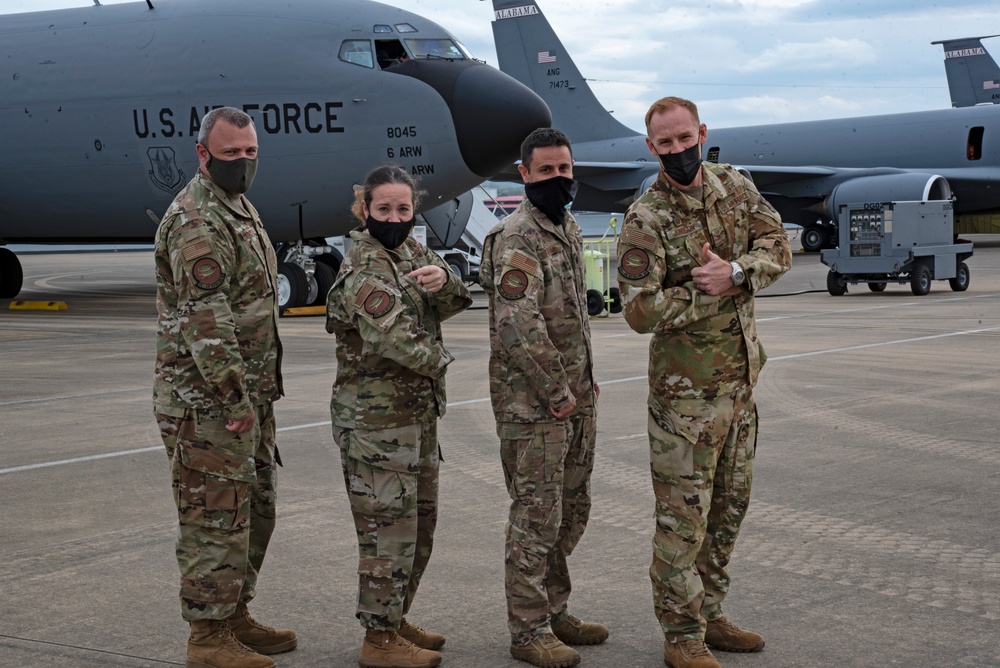 6th ARW leaders visit ‘Black Knights’