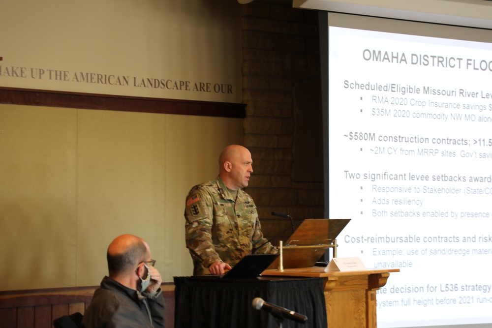 Lt. Gen. Scott Spellmon, 55th Chief of Engineers Commanding General, U.S. Army Corps of Engineers, joined the Mississippi River Commission for a tour of Levee 536 in Rock Port, Missouri.