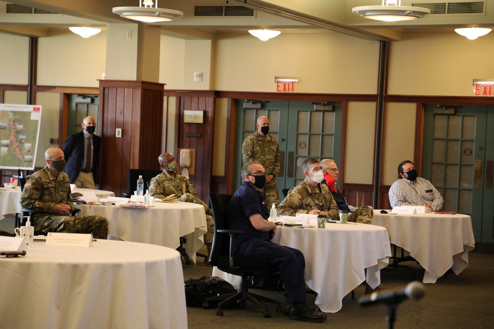 Lt. Gen. Scott Spellmon, 55th Chief of Engineers Commanding General, U.S. Army Corps of Engineers, joined the Mississippi River Commission for a tour of Levee 536 in Rock Port, Missouri.