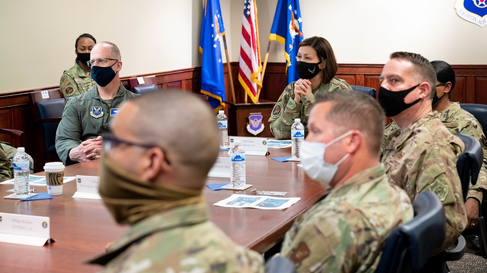 CMSAF Bass Visits Barksdale AFB