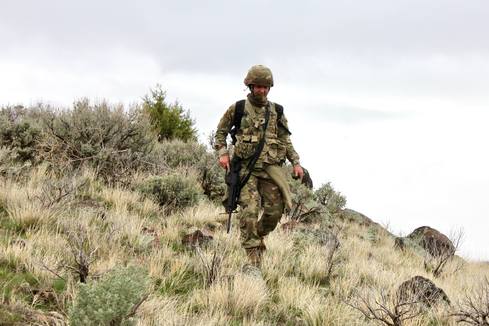 Land Navigation during the Joint Command Best Warrior Competition 2021