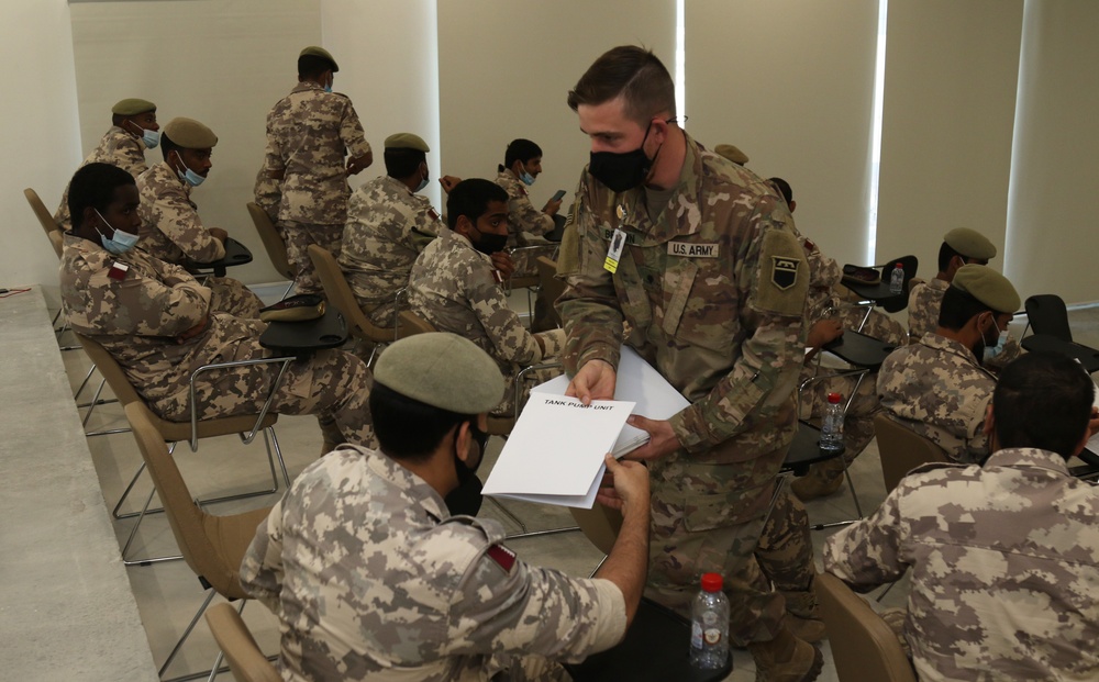 Invincible Sentry 21; U.S. Army Soldiers train with Qatari forces