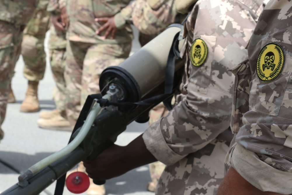 Invincible Sentry 21; U.S. Army Soldiers train with Qatari forces