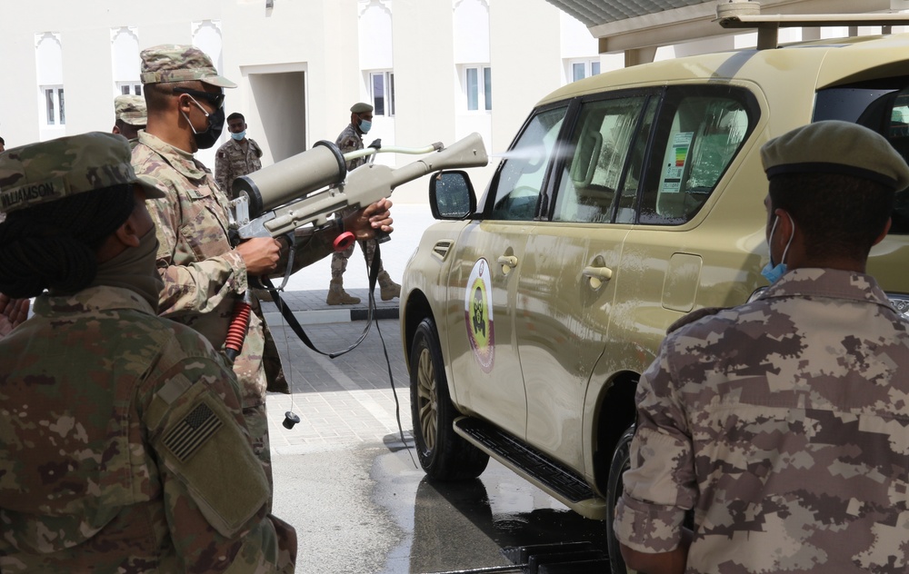 Invincible Sentry 21; U.S. Army Soldiers train with Qatari forces