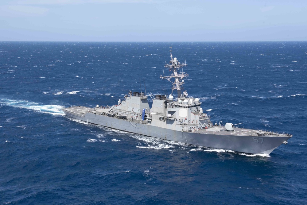 Mitscher Conducts Routine Operations in U.S. Sixth Fleet