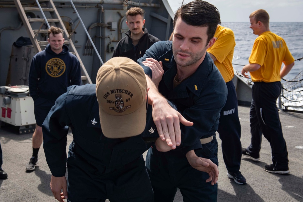 Mitscher Conducts Routine Operations in U.S. Sixth Fleet