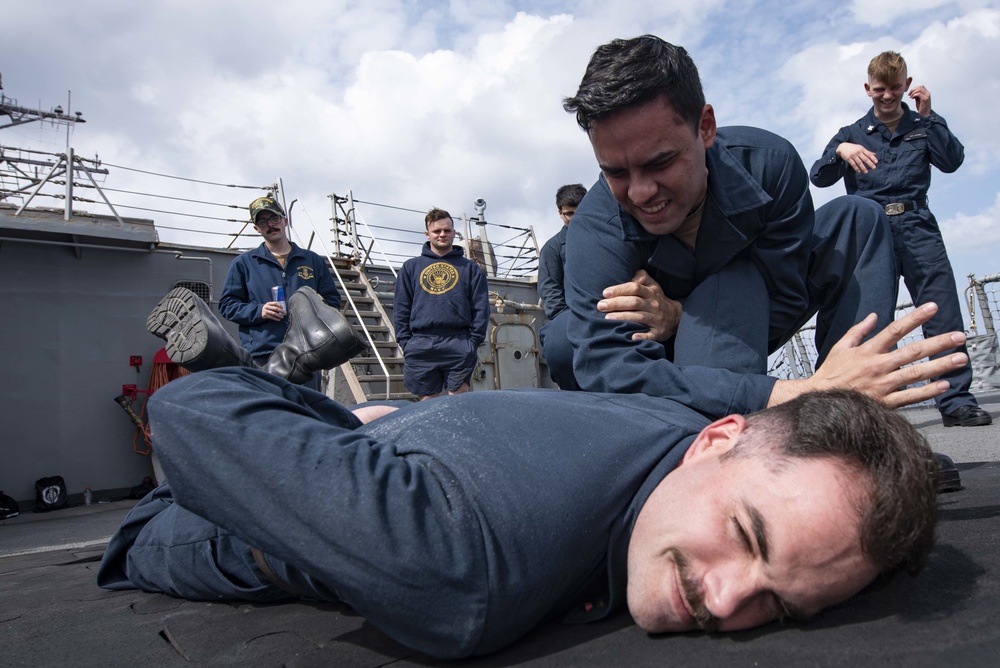 Mitscher Conducts Routine Operations in U.S. Sixth Fleet