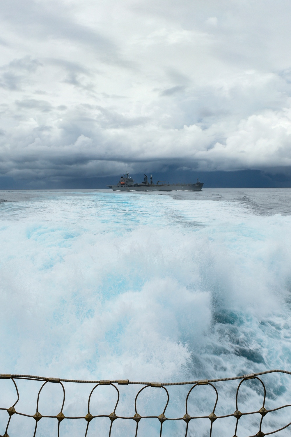 USS Russell (DDG 59) Conducts Replenishment-at-sea with Royal Australian Navy