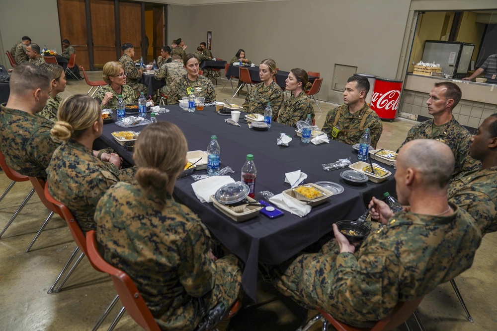 Navy Nurse Corps Director Visits Deployed Nurses