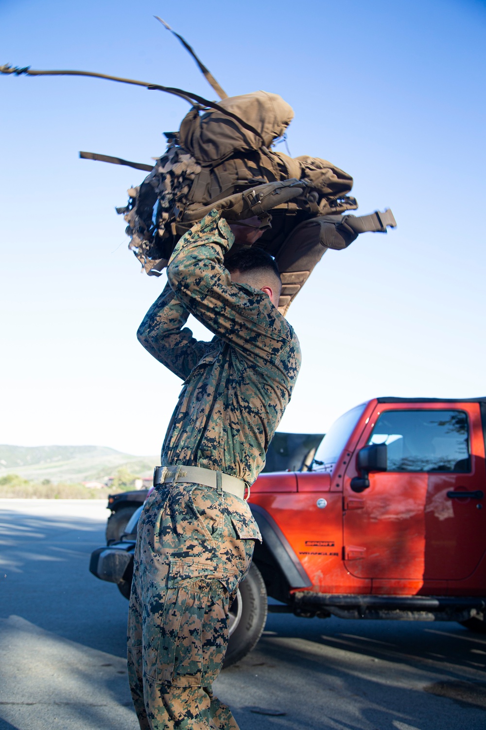 IMC Marines take the Infantry Physical Assessment