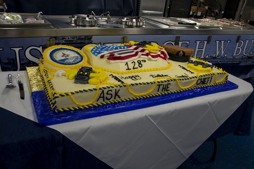 GHWB Chiefs Celebrate Chief Petty Officers’ Birthday