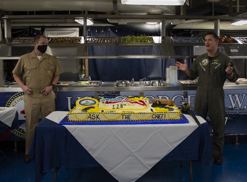 GHWB Chiefs Celebrate Chief Petty Officers’ Birthday