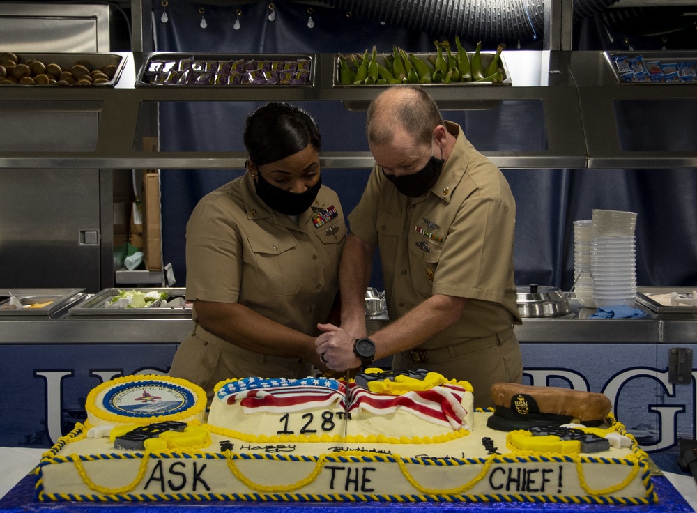 GHWB Chiefs Celebrate Chief Petty Officers’ Birthday