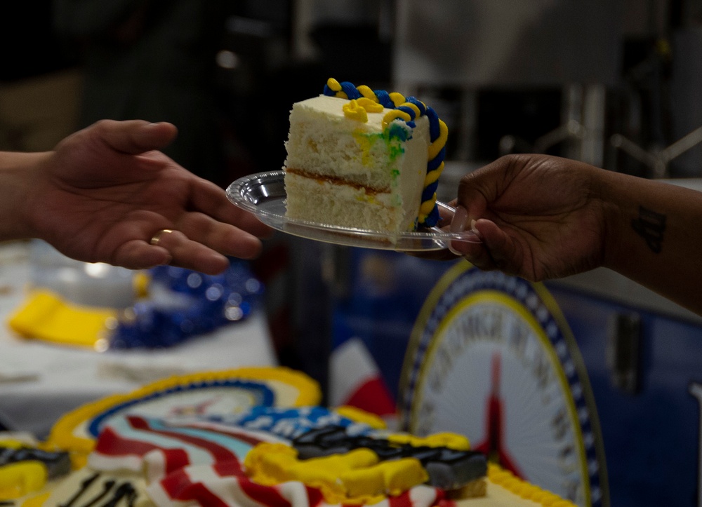 GHWB Chiefs Celebrate Chief Petty Officers’ Birthday