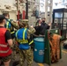Sailors participate in an active shooter scenario during an anti-terrorism training team drill