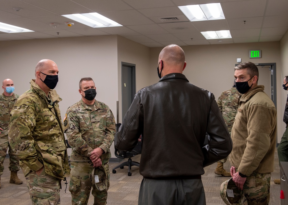 Commander Hosts 124th Operations Group Building Grand Opening