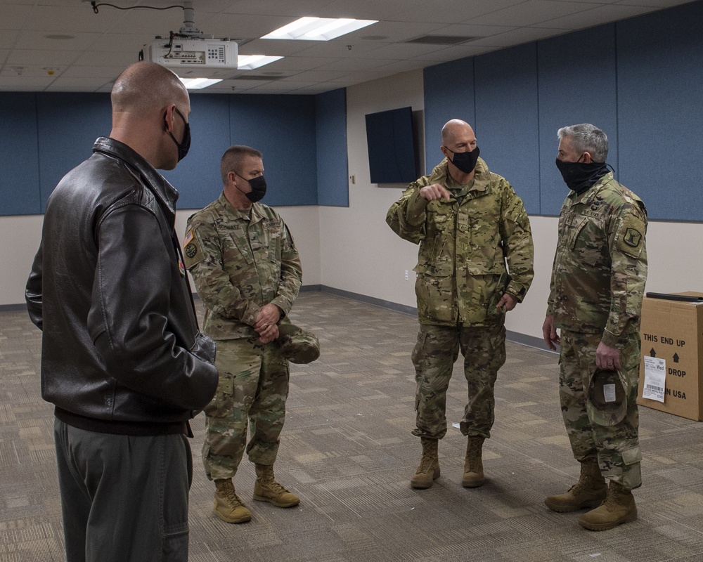 Commander Hosts 124th Operations Group Building Grand Opening