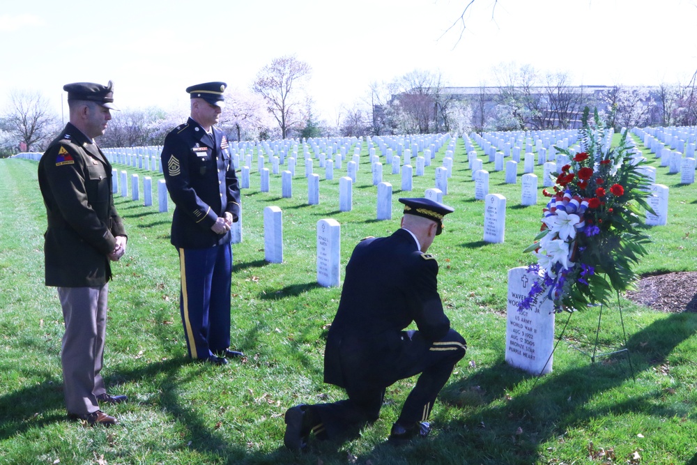 Honoring Staff Sgt. Waverly Woodson of First Army at Arlington National Cemetery