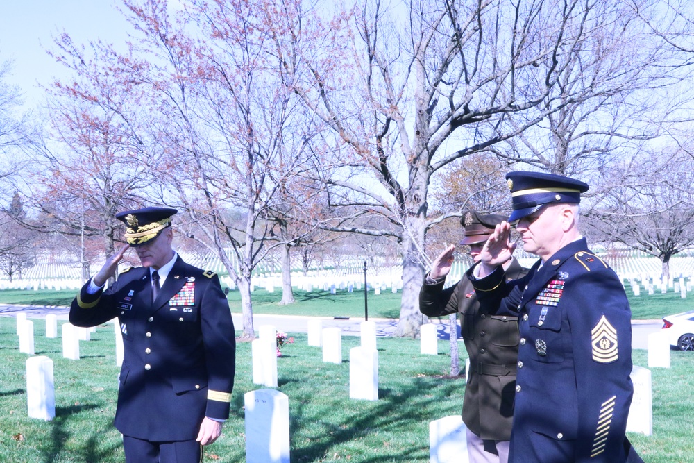 Honoring Staff Sgt. Waverly Woodson of First Army at Arlington National Cemetery