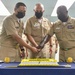NAVSUP FLC Pearl Harbor Chief's Mess Cuts Birthday Cake