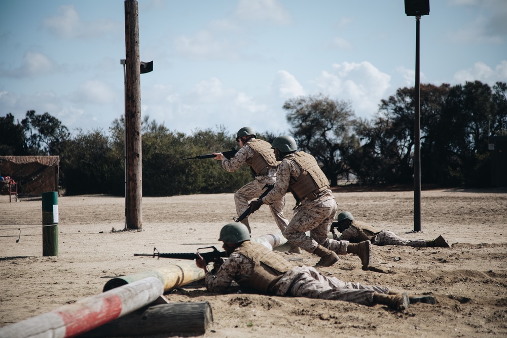 Bayonet Assault Course training