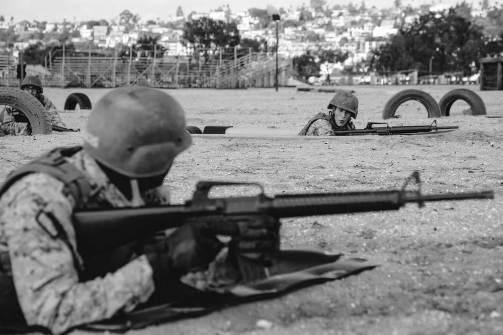 Bayonet Assault Course training