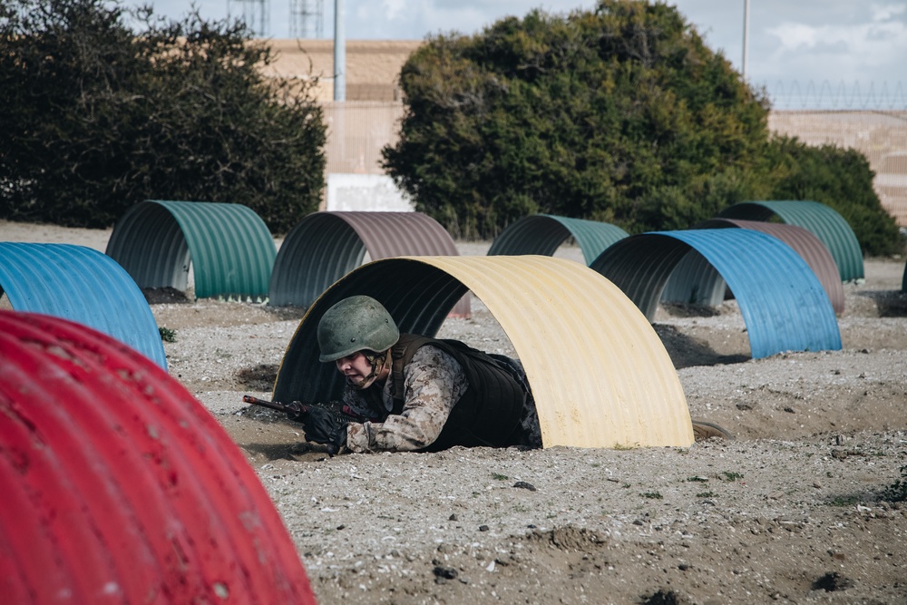 Bayonet Assault Course training