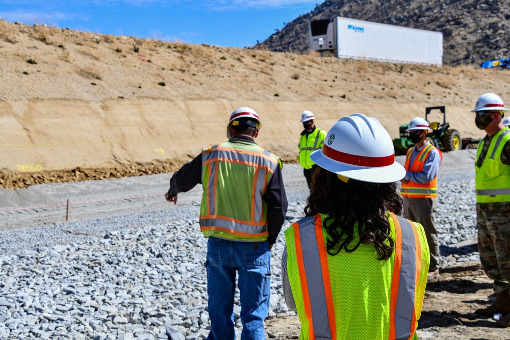 MG Graham visits Isabella Dam Safety Modification Project