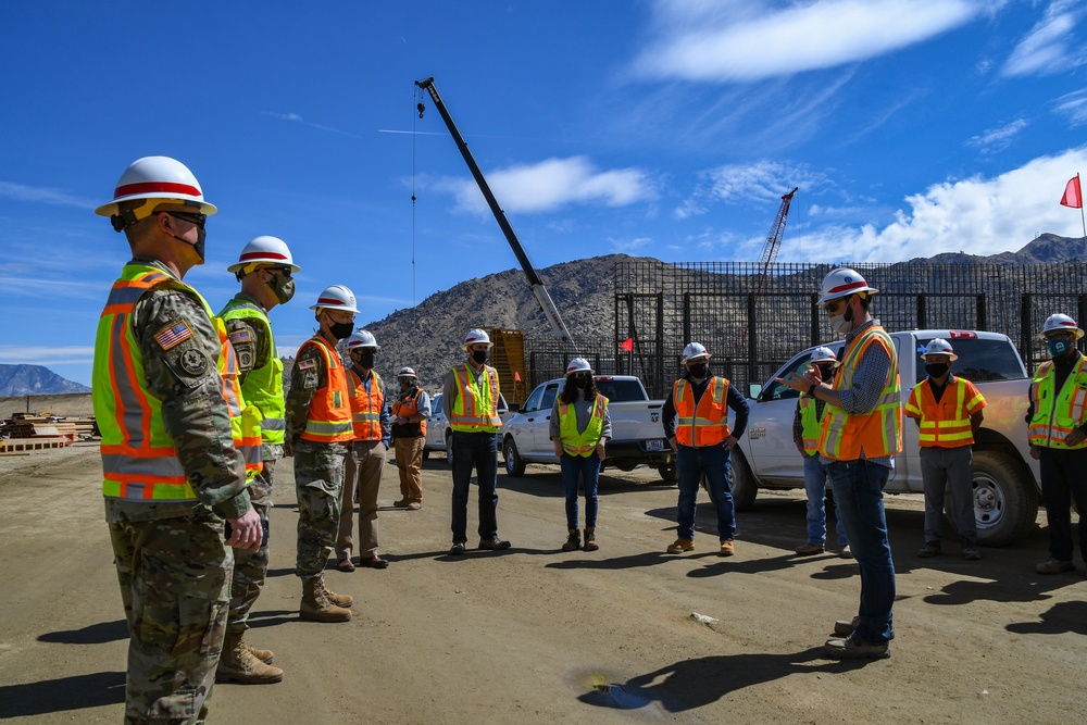 MG Graham visits Isabella Dam Safety Modification Project