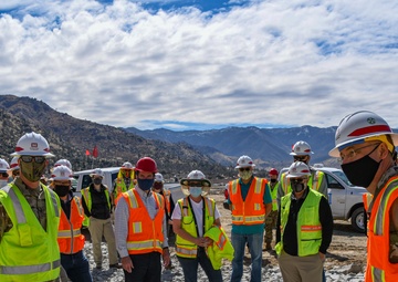 MG Graham visits Isabella Dam Safety Modification Project