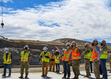 MG Graham visits Isabella Dam Safety Modification Project