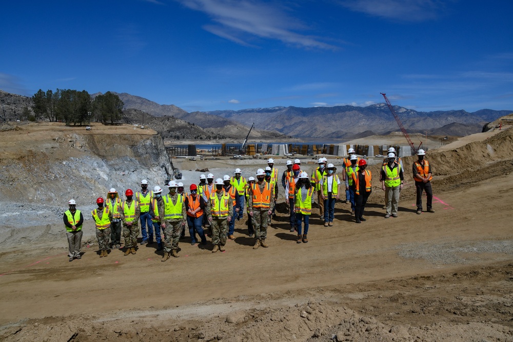 MG Graham visits Isabella Dam Safety Modification Project