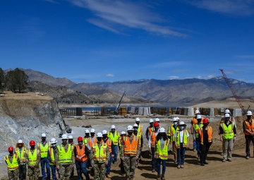 MG Graham visits Isabella Dam Safety Modification Project
