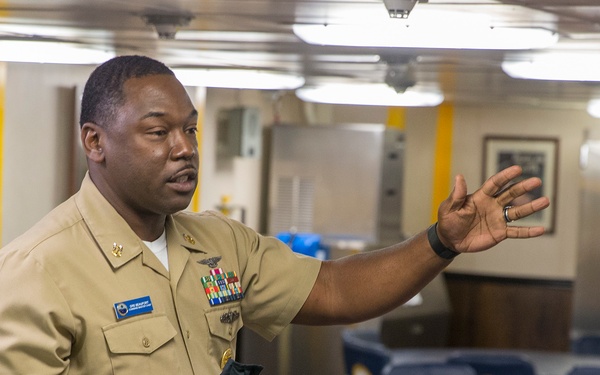 USS Gerald R. Ford (CVN 78) Celebrates 128th CPO Birthday