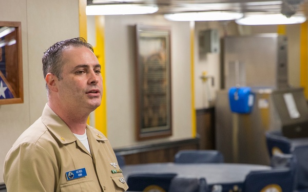 USS Gerald R. Ford (CVN 78) Celebrates 128th CPO Birthday