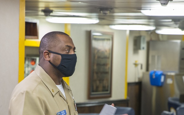 USS Gerald R. Ford (CVN 78) Celebrates 128th CPO Birthday
