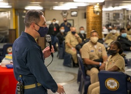 USS Gerald R. Ford (CVN 78) Celebrates 128th CPO Birthday