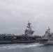 Theodore Roosevelt Carrier Strike Group RAS with Royal Australian Navy