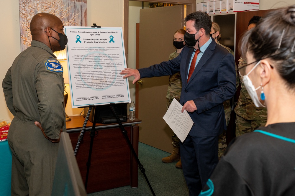 Osan's CV signs proclamation recognizing Sexual Assault Awareness, Prevention month