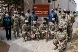 Osan's CV signs proclamation recognizing Sexual Assault Awareness, Prevention month