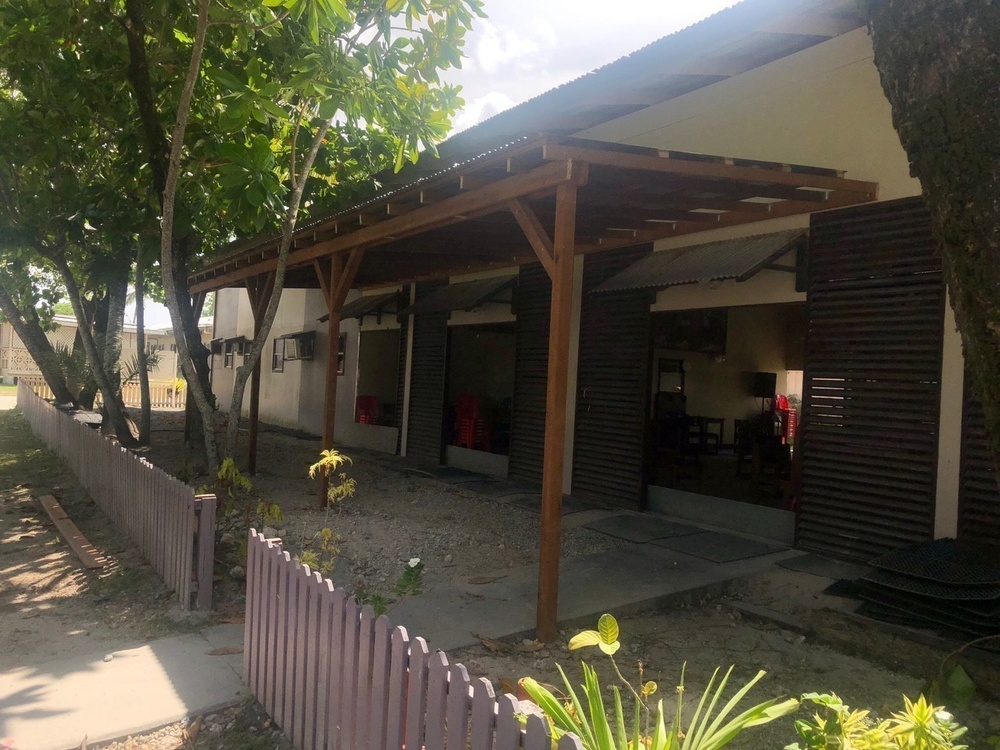 NMCB 4 Renovated a Chapel for Civilian Contractors at Diego Garcia