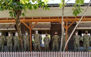 NMCB 4 Renovated a Chapel for Civilian Contractors at Diego Garcia