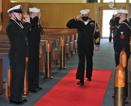 CIWT Detachment Fort Gordon Pipes Information Systems Technician 1st Class Daniel J. Coward Ashore