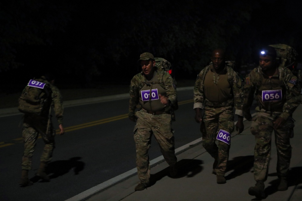 USCENTCOM personnel early morning ruck march