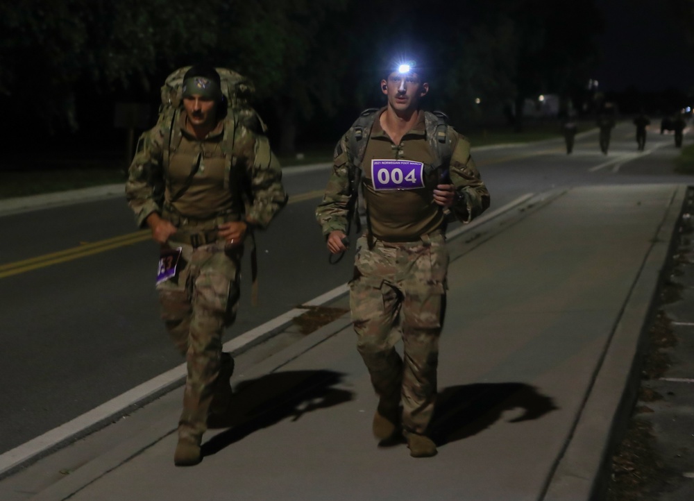 USCENTCOM personnel early morning ruck march